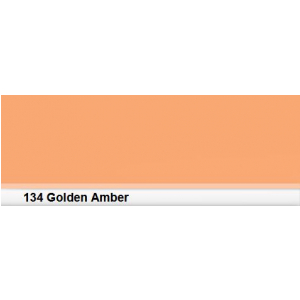 Lee 134 Golden Amber filtr barwny folia - arkusz 50 x 60 cm