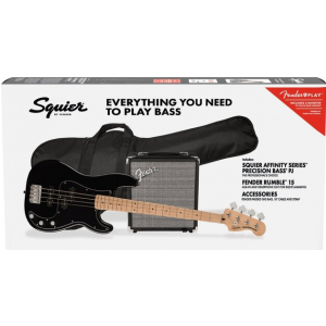 Fender Squier Affinity Precision Bass Black zestaw  (...)