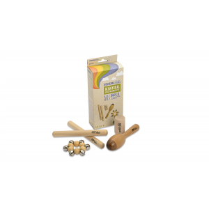 Rohema Percussion 618083 Kids Natural Percussion Set, zestaw instrumentw perkusyjnych