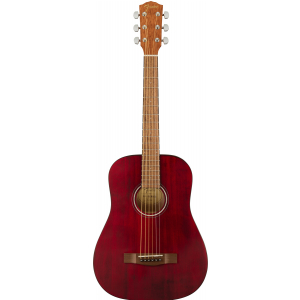 Fender FA-15 gitara akustyczna 3/4 z pokrowcem, Red