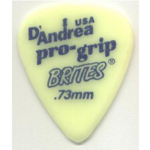 D′Andrea 351 Pro Grip Brites 0.73mm kostka gitarowa