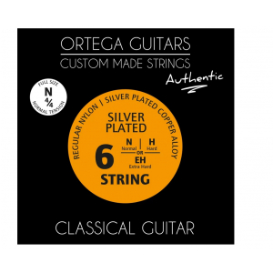 Ortega NYA44N Regular Nylon 4/4 Authentic Normal Tension struny do gitary klasycznej 28-43