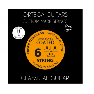 Ortega NYP44H Crystal Nylon 4/4 Pro Hard Tension struny do gitary klasycznej 28-44
