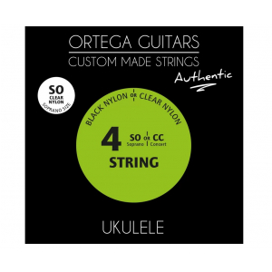 Ortega UKA-SO Clear Nylon Authentic struny do ukulele sopranowego 24-26