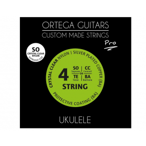 Ortega UKP-SO Crystal Nylon Pro struny do ukulele sopranowego 24-26