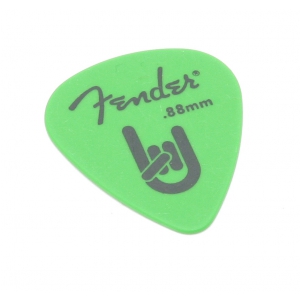 Fender Rock On 0.88 green  kostka gitarowa