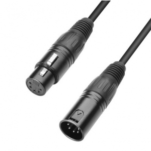 Adam Hall Cables K3 DGH 3000 - Kabel DMX 5-stykowe XLR męskie - 5-stykowe XLR żeńskie, 30 m