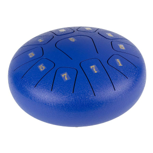 Hayman HTD1011 BU Steel Tongue Drum 10′′ instrument perkusyjny, niebieski