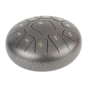 Hayman HTD1011 GY Steel Tongue Drum 10′′ instrument perkusyjny, szary