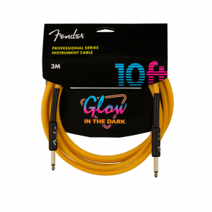 Fender Professional Series Glow in the Dark Cable Orange 10′ kabel gitarowy