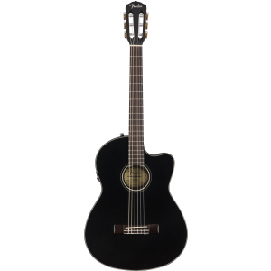 Fender CN-140SCE Nylon Thinline Black gitara  (...)