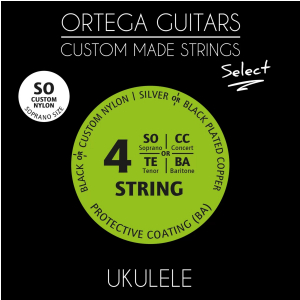 Ortega UKS-SO Custom Nylon Select struny do ukulele sopranowego 24-26