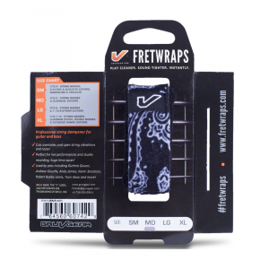 Gruvgear Fretwraps SM Bandana Black opaska na gryf, maa