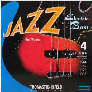 Thomastik JF364 (682745) struny do gitary basowej Jazz Bass Seria Nickel Flat Wound Roundcore Komplet