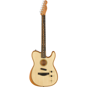 Fender American Acoustasonic Telecaster Ebony Fingerboard Natural gitara elektroakustyczna