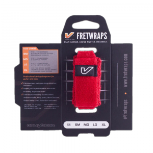 Gruvgear Fretwraps SM Fire Red opaska na gryf, maa