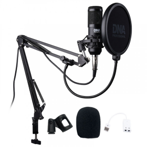 DNA DNC GAME - mikrofon pojemnociowy studyjny XLR, rami,  (...)