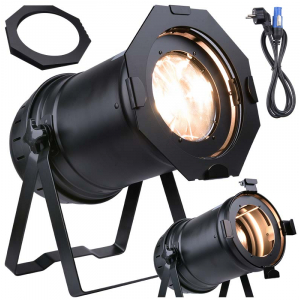 EVOLIGHTS PAR 64 200W LED ZOOM AUTO - reflektor teatralny estradowy sceniczny