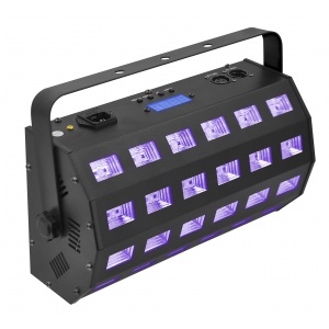 LIGHT4ME UV 24 + STROBE DMX - panel, naświetlacz ultrafioletowy i stroboskop LED