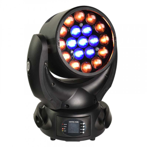 LIGHT4ME ROBO ZOOM WASH 1915 - g�owica ruchoma LED WASH z ringami 19x15W RGBW