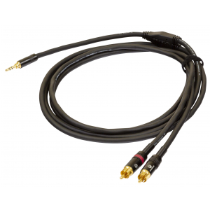Proel CHLP215LU3XL kabel audio 2x RCA / mini TRS 3m