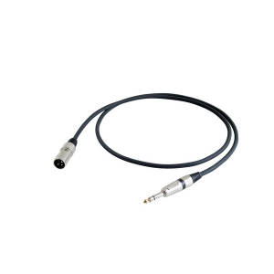 Proel STAGE335LU1 kabel audio TRS / XLRm 1m