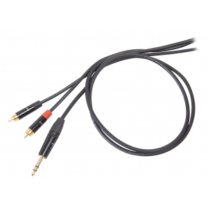 Proel Die Hard DHS530LU3 kabel audio TRS / 2x RCA 3m