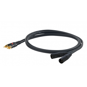 Proel CHLP330LU3 kabel audio 2x RCA / 2x XLRm 3m