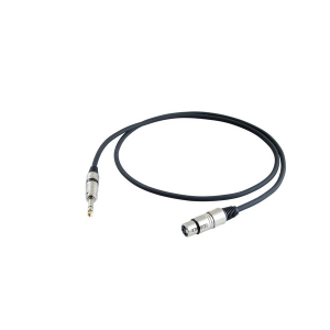 Proel STAGE330LU1 kabel audio TRS / XLRf 1m