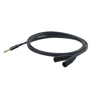 Proel CHLP325LU03 kabel audio TRS / 2x XLRm 3m
