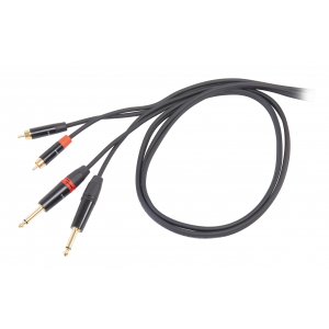 Proel Die Hard DHS535LU5 kabel audio 2x TS / 2x RCA 5m