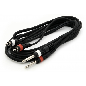 Hot Wire Basic kabel 2xTS - 2xRCA 3m