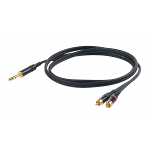 Proel CHLP300LU3 kabel audio TRS / 2x RCA 3m