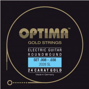 Optima A5 (674625) Struny do gitary elektrycznej Gold Strings Round Wound A5