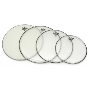 Remo Emperor set (10, 12, 14″) + 14″ Ambassador (kpl)