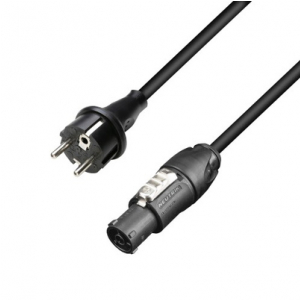Adam Hall Cables 8101 TCON 0300 - Power Cord CEE 7/7 - Powercon True1 1.5mm2 3m