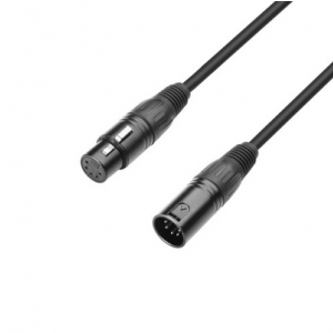 Adam Hall Cables K3 DGH 0150 - Kabel DMX 5-stykowe XLR męskie - 5-stykowe XLR żeńskie, 1,5 m