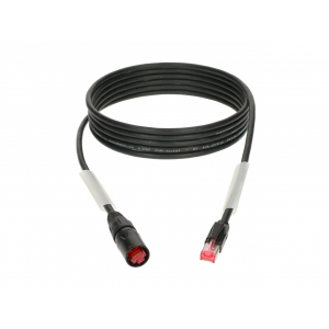 Klotz kabel etherCON 0,5m czarny