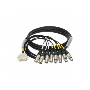 Klotz kabel 25p DSub / 4xXLRm/XLRf 2m