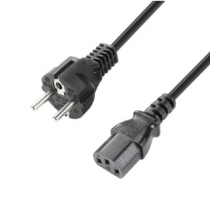 Adam Hall Cables 8101 KA 0500 - Kabel do urzdze nienagrzewajcych si CEE 7/7 - C13, 5 m