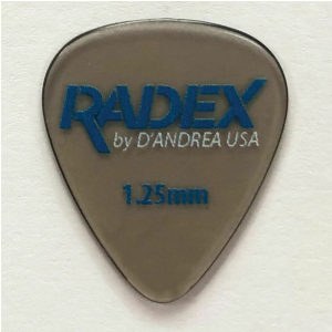 D′Andrea Radex Picks - 351 Shape 1.25 mm Smoke kostka gitarowa