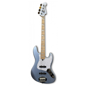 Lakland Skyline 44-60 Custom Bass, 4-String - Ice Blue Metallic Gloss gitara basowa