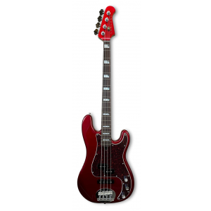 Lakland Skyline 44-64 Custom Bass, 4-String - Candy Apple Red Gloss gitara basowa