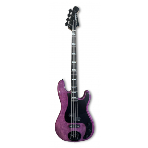 Lakland Skyline 44-64 Custom GZ Bass, 4-String - Translucent Purple Gloss gitara basowa