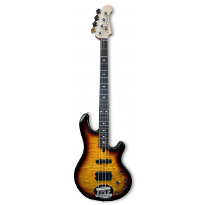 Lakland Skyline 44-02 Deluxe Bass, 4-String - Quilted Maple Top, Three Tone Sunburst Gloss gitara basowa
