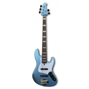 Lakland Skyline 55-60 Custom Bass, 5-String - Lake Placid Blue Gloss gitara basowa