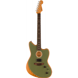 Fender Acoustasonic Player Jazzmaster RW Antique Olive gitara elektroakustyczna