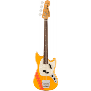 Fender Vintera II 70s Competition Mustang Bass RW Competition Orange gitara basowa