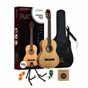 Ortega RPPC44 Pickers Pack gitara klasyczna 4/4 zestaw
