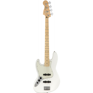 Fender Player Jazz Bass LH MN Polar White gitara basowa leworczna
